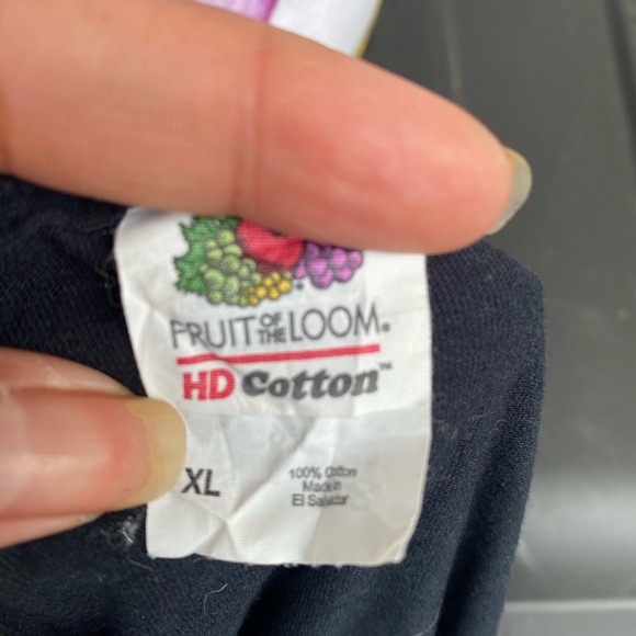 Black T-Shirt with Green Boxing Gloves Graphic - Picture 4 of 5